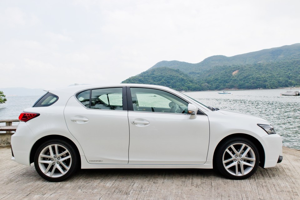 The hybrid Lexus CT can also be found for under £5,000
