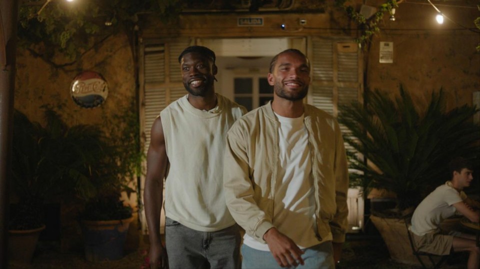 Reuben arrived in the villa alongside fellow bombshell Joshua Oyinsan (left)
