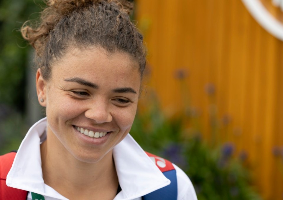 LONDON, ENGLAND - JULY 13: Jasmine Paolini (ITA) prepares to train at Aorangi Park prior to her Ladies's Singles Final against Barbora Krejcikova (CZE)during day thirteen of The Championships Wimbledon 2024 at All England Lawn Tennis and Croquet Club on July 13, 2024 in London, England. (Photo by Rob Newell - CameraSport via Getty Images)