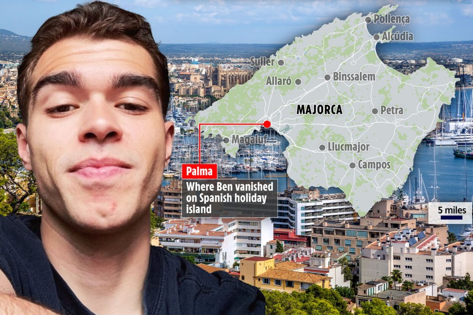 Ben went missing in Palma after experience a rocky start to island life