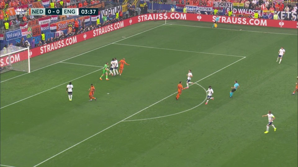 Football fans were angry at the zoomed out camera angle on ITV's coverage