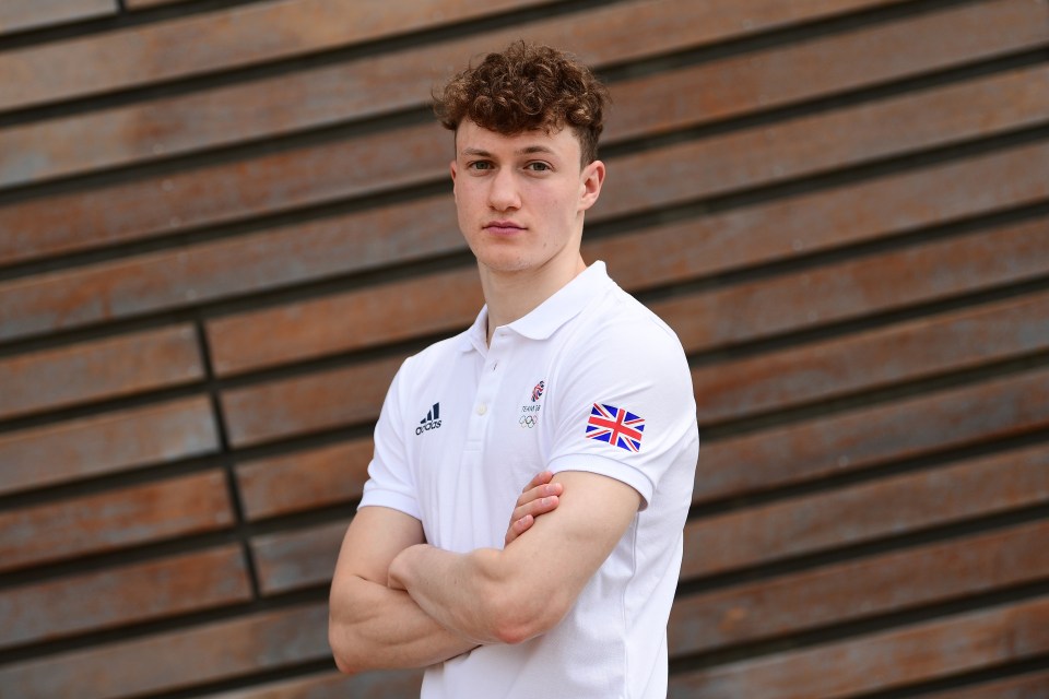 LONDON, ENGLAND - JUNE 02: Noah Williams of Great Britain poses for a photo to mark the official announcement of the Diving team selected to represent Team GB for the Tokyo 2020 Olympic Games at the London Aquatics Centre on June 02, 2021 in London, England. (Photo by Alex Broadway/Getty Images for British Olympic Association)