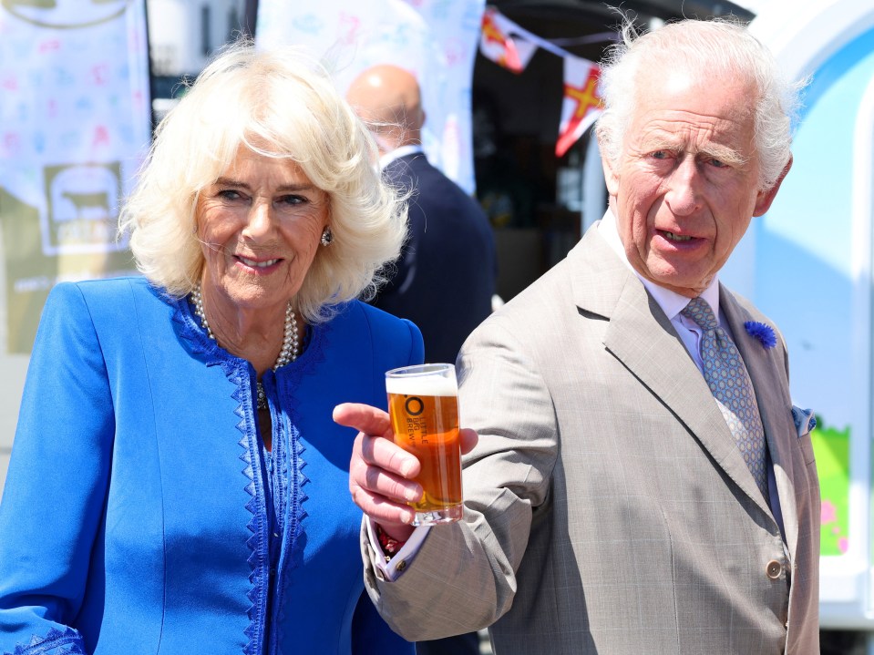 Charles and Camilla in Guernsey last week