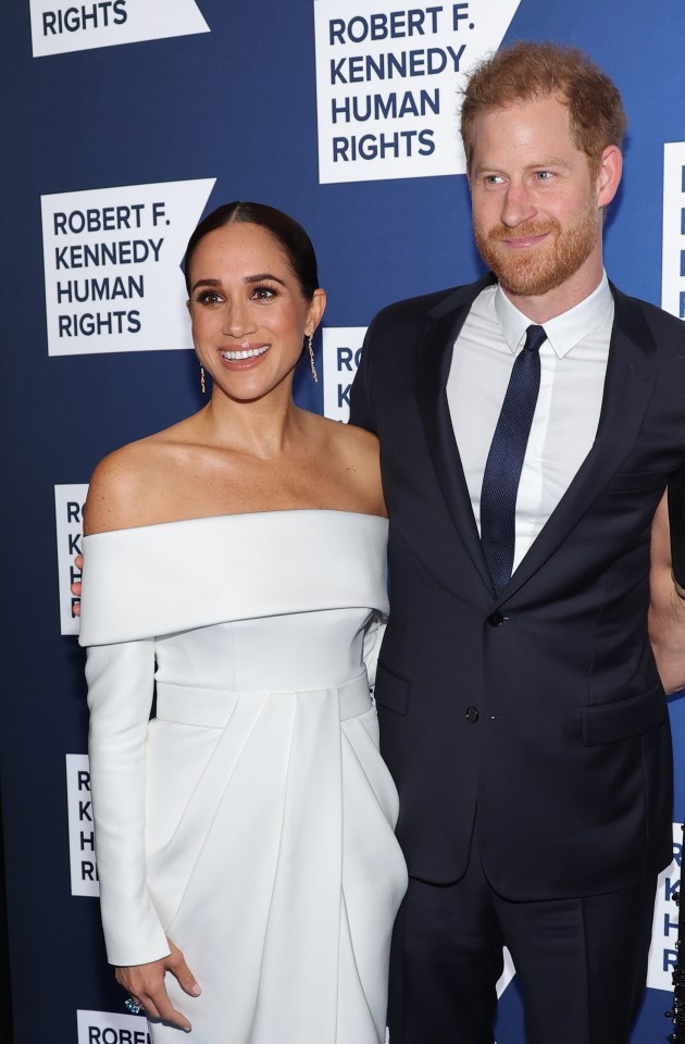 Meghan Markle and Prince Harry at the Robert F. Kennedy Human Rights Ripple of Hope Gala.