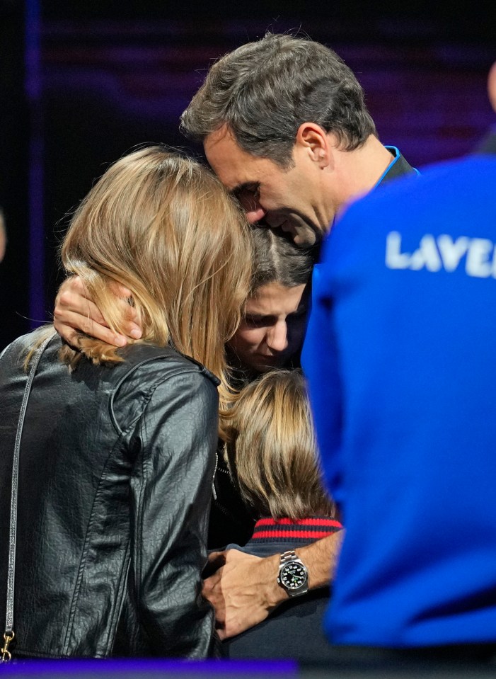 Federer retired in emotional scenes at the Laver Cup in 2022