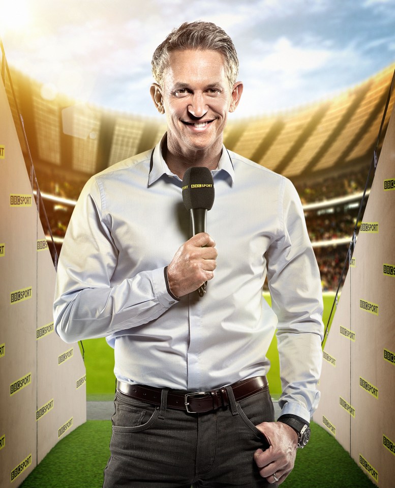 Gary Lineker is the BBC's lead football anchor