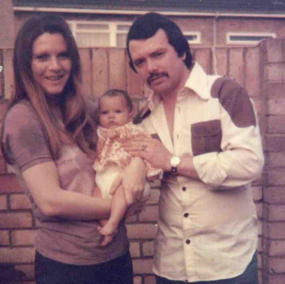 Doting parents Tony and Jackie with baby Victoria