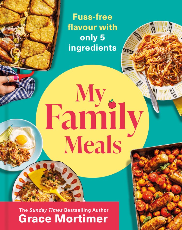 My Family Meals by Grace Mortimer (£20, HQ), out August 29