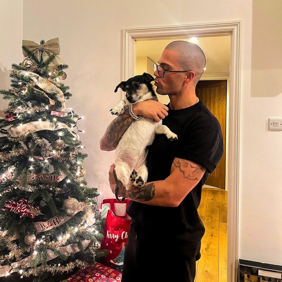 Max led the tributes to beloved dog Betty