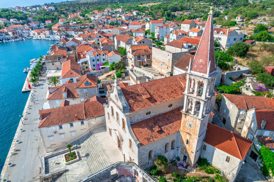 The sleepy town of Milna is on Brac, the largest of more than 70 islands skirting the mainland
