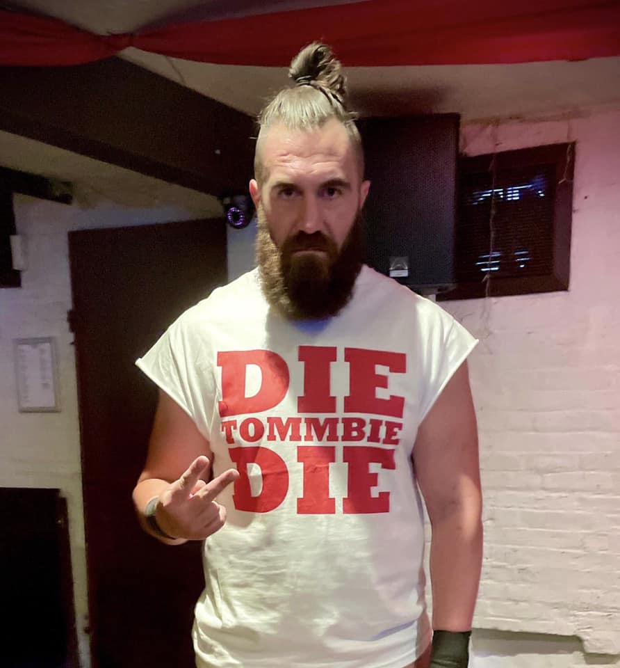 Joe said his kids haven't been to a match yet
