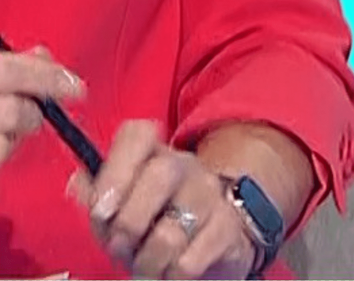 Ruth was still wearing her wedding ring