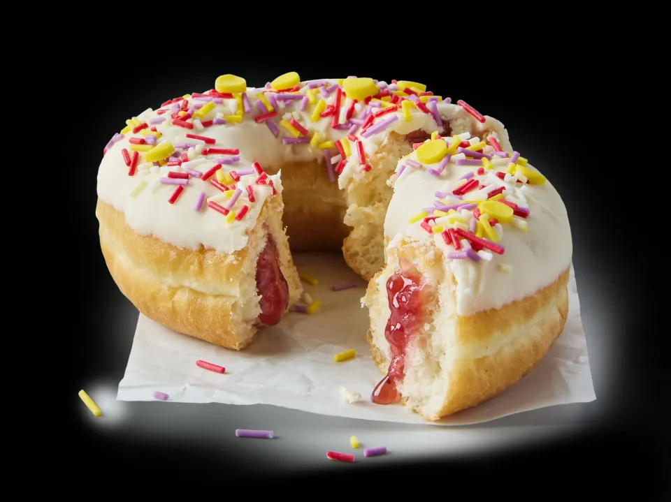 Foodies will be able to get their hands on a new Birthday Cake Donut