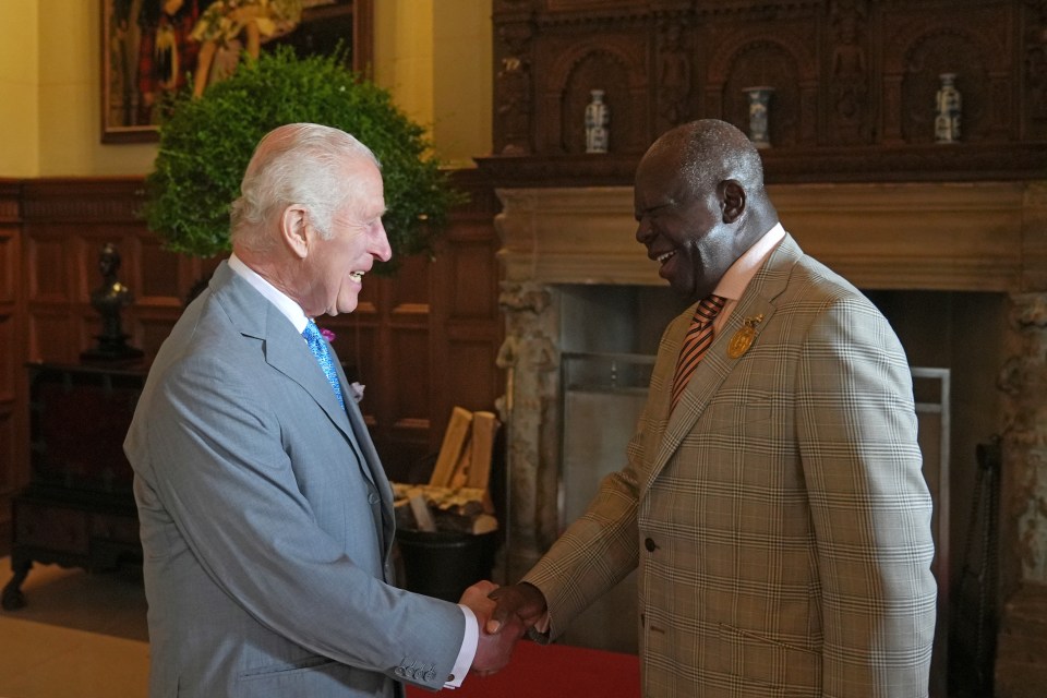 Yesterday, Charles had an audience with Otumfuo Osei Tutu II Asantehene