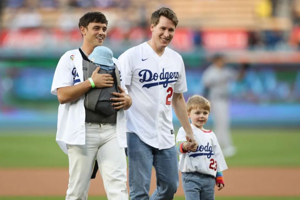 Tom has two sons with his husband