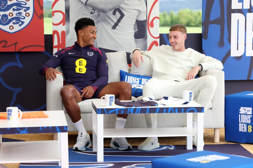 Cole Palmer was spotted wearing a rolex watch while in the England Euro 2024 camp