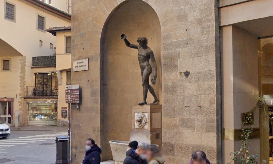 Giambologna’s Bacchus statue original is housed at Bargello Museum