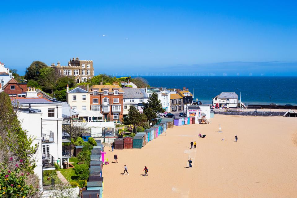The seaside town is less than two hours from the UK