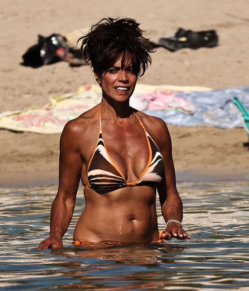The presenter is currently in Ibiza