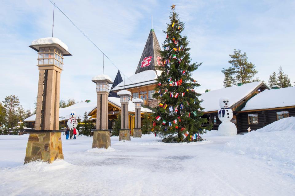 A new 39-hour bus journey will link Rovaniemi (pictured) in northern Finland to Krakow in Poland