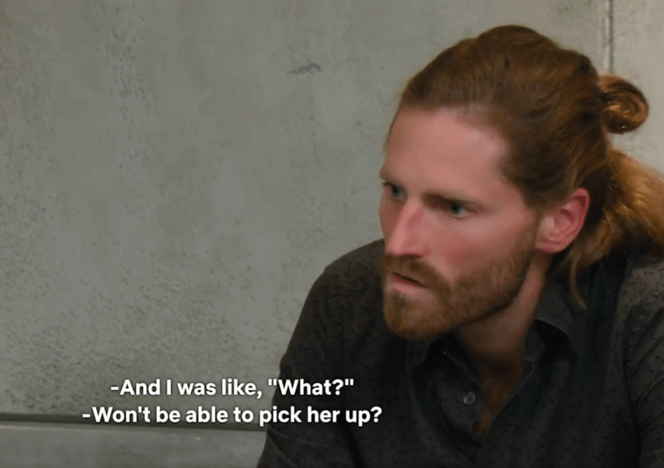 Benaiah overhears Sam's conversation
