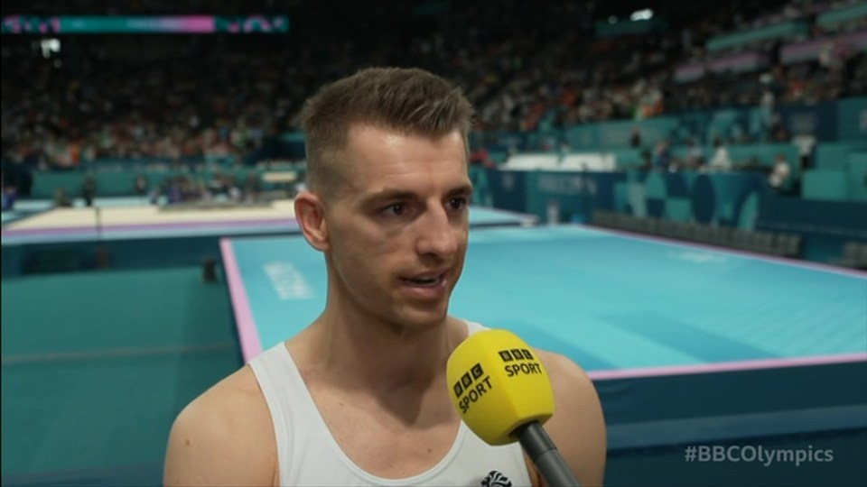 Max Whitlock was teary eyed after the pommel horse final