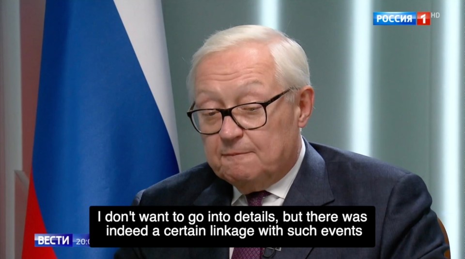 Ryabkov spoke in detail about the alleged foiled assassination attempt on Russian TV