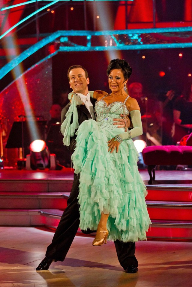  Nancy danced with Anton Du Beke on Strictly
