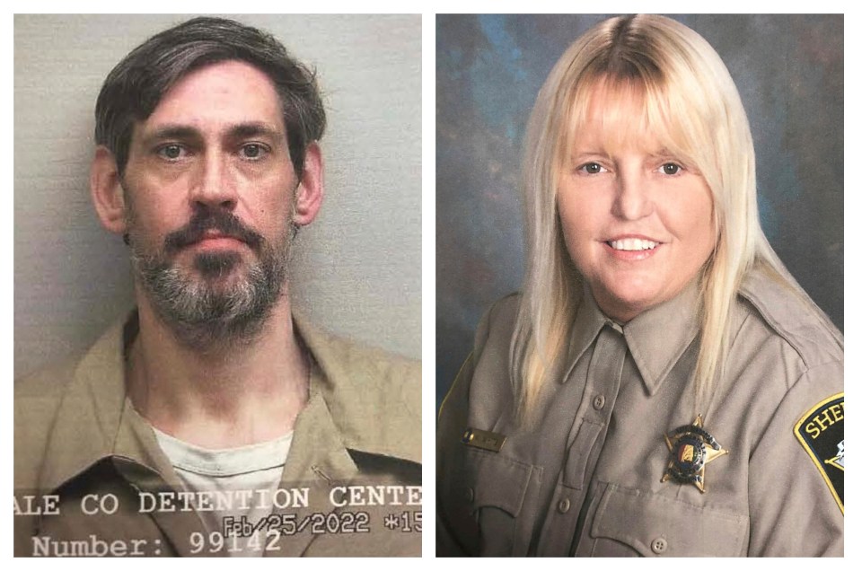 FILE - This combination of photos provided by the U.S. Marshals Service and Lauderdale County Sheriff's Office in April 2022 shows inmate Casey White, left, and Assistant Director of Corrections Vicky White. The former Alabama jail official on the run with the murder suspect she was accused of helping escape shot and killed herself Monday, May 9, as authorities caught up with the pair after more than a week of searching, officials said. The man she fled with surrendered. (U.S. Marshals Service, Lauderdale County Sheriff's Office via AP, File)