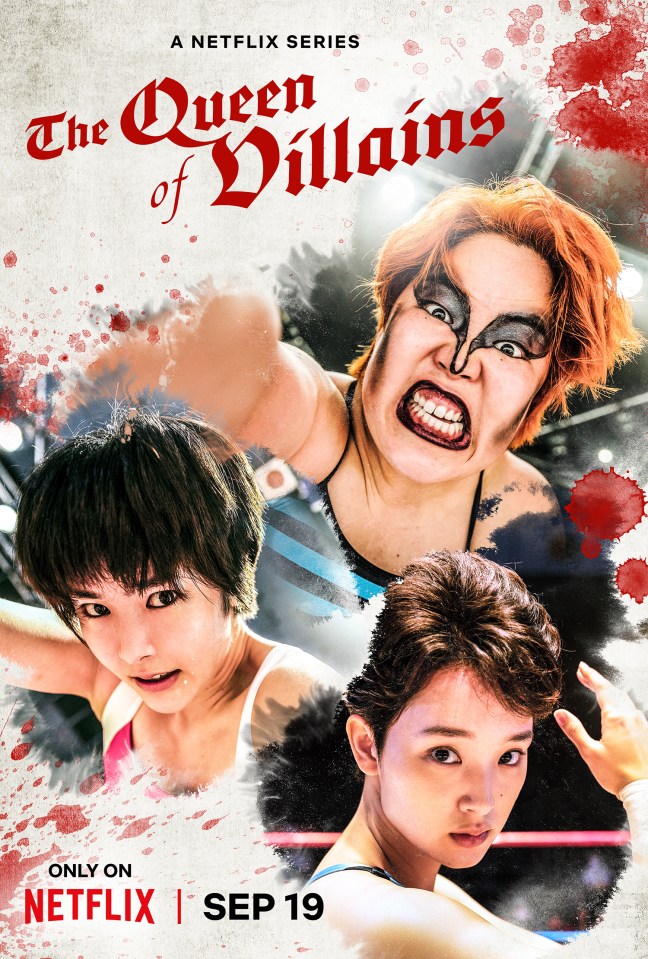 a poster for a netflix series called the queen of villains