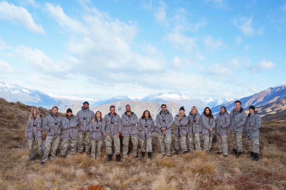 Undated Handout Photo from Celebrity SAS: Who Dares Wins. Pictured: Bianca Gascoigne, Chris Robshaw, Pete Wicks, Ovie Soko, Georgia Harrison, Bobby Norris, Anthony Ogogo, Shazia Mirza, Tez Illyas, Cherry Healey, Rachel Johnson, Marnie Simpson, Ellie Downie, John Barrowman and Lani Daniels. See PA Feature SHOWBIZ TV Celebrity SAS. WARNING: This picture must only be used to accompany PA Feature SHOWBIZ TV Celebrity SAS. PA Photo. Picture credit should read: Pete Dadds/Channel 4. NOTE TO EDITORS: This picture must only be used to accompany PA Feature SHOWBIZ TV Celebrity SAS.