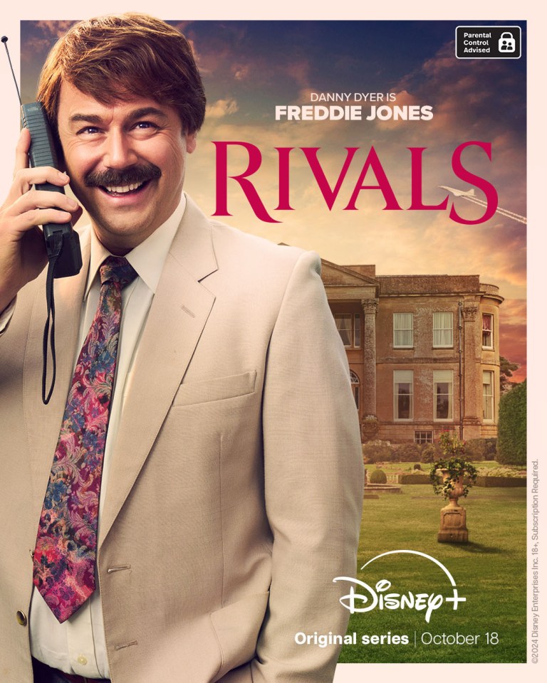 danny dyer is freddie jones on the poster for rivals
