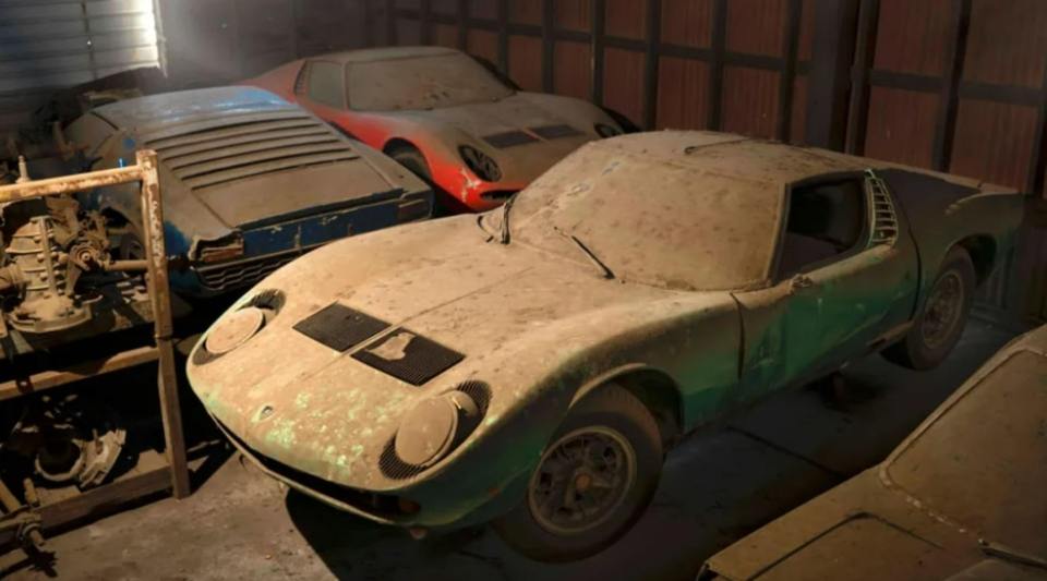 a green car with the number 12 on it