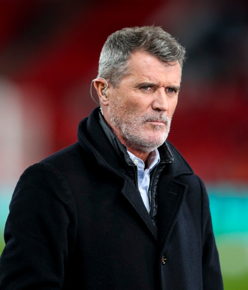 LONDON, ENGLAND - OCTOBER 10: Ex Manchester United and Republic of Ireland captain Roy Keane now a football pundit with ITV before the UEFA Nations League 2024/25 League B Group B2 match between England and Greece at Wembley Stadium on October 10, 2024 in London, England. (Photo by Robin Jones/Getty Images)
