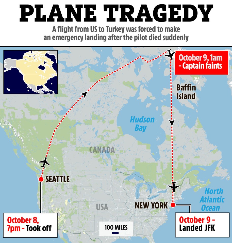 a map showing the route of the plane tragedy