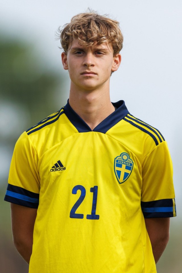 Mandatory Credit: Photo by DAVID ALIAGA/BILDBYRAN/REX/Shutterstock (14777647ab) Maximilian Ibrahimovic of Sweden ahead of the international friendly under-21 football match between Sweden and USA on October 11, 2024 in Valencia. Football, Under-21, International Friendly, Sweden - USA, Valencia, Spain - 11 Oct 2024