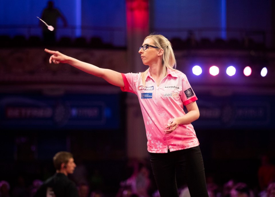 Pictures for SunSport of darts players Cameron Menzies and Fallon Sherrock., Pix by Taylor Lanning/PDC free to use.