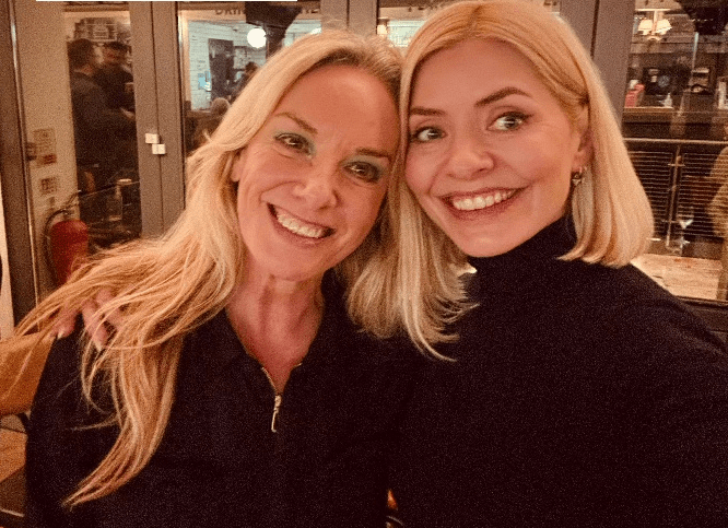 Holly Willoughby skipped Phillip Schofieldâs return to TV for a night out with former EastEnders actress Tamzin Outhwaite