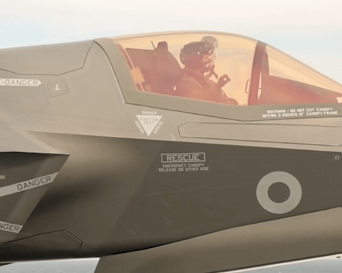 a fighter jet has the word rescue on the side