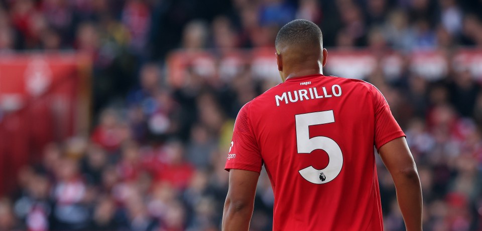 Murillo of Nottingham Forest has been rock solid so far this season