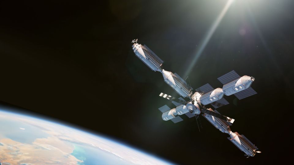 an artist 's impression of the international space station