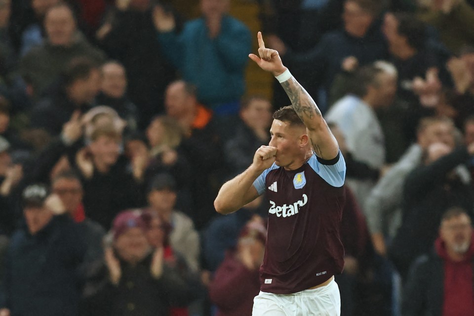 Ross Barkley rescued a point for Aston Villa with a superb header in the second half