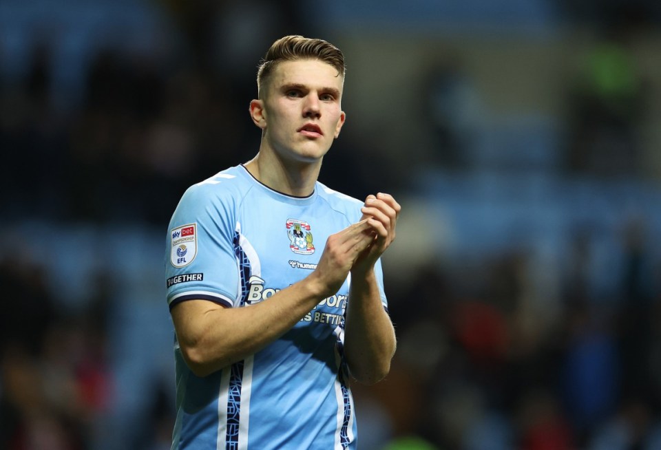 COVENTRY, ENGLAND - OCTOBER 25: Viktor Gyokeres of Coventry City claps the fans after the Sky Bet Championship between Coventry City and Rotherham United at The Coventry Building Society Arena on October 25, 2022 in Coventry, England. (Photo by Catherine Ivill/Getty Images)