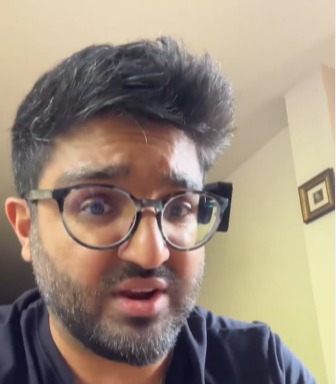 a man with glasses and a beard says " and it can lead to months or even a year of just distress "