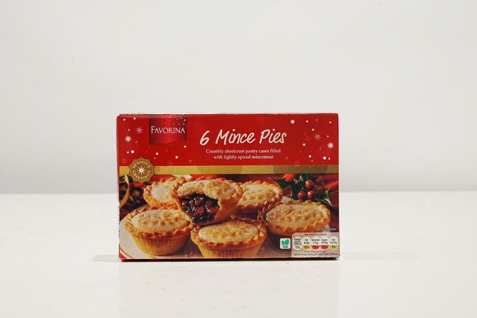 Chris Eades - 07980 775577.Sun Journalist Rosie Taylor taste tests a range of xmas goodies from different supermarkets.Mince pies.Lidl