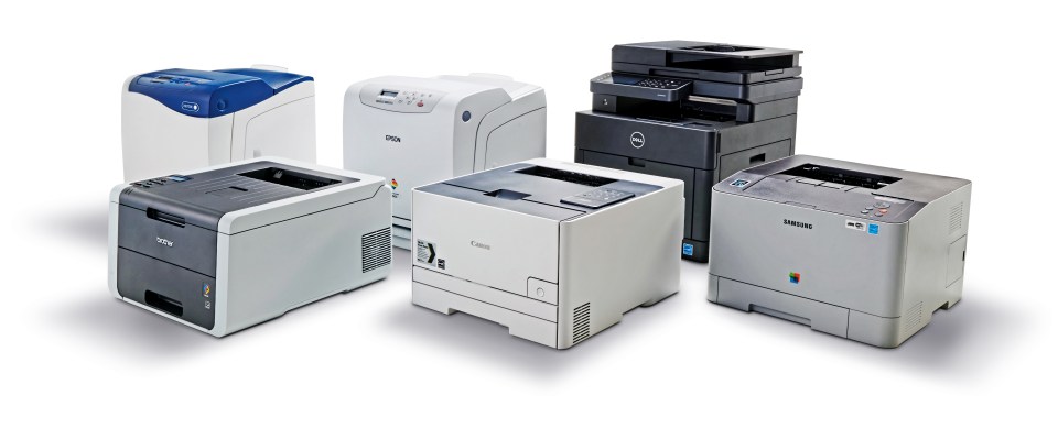 a group of printers including one from samsung