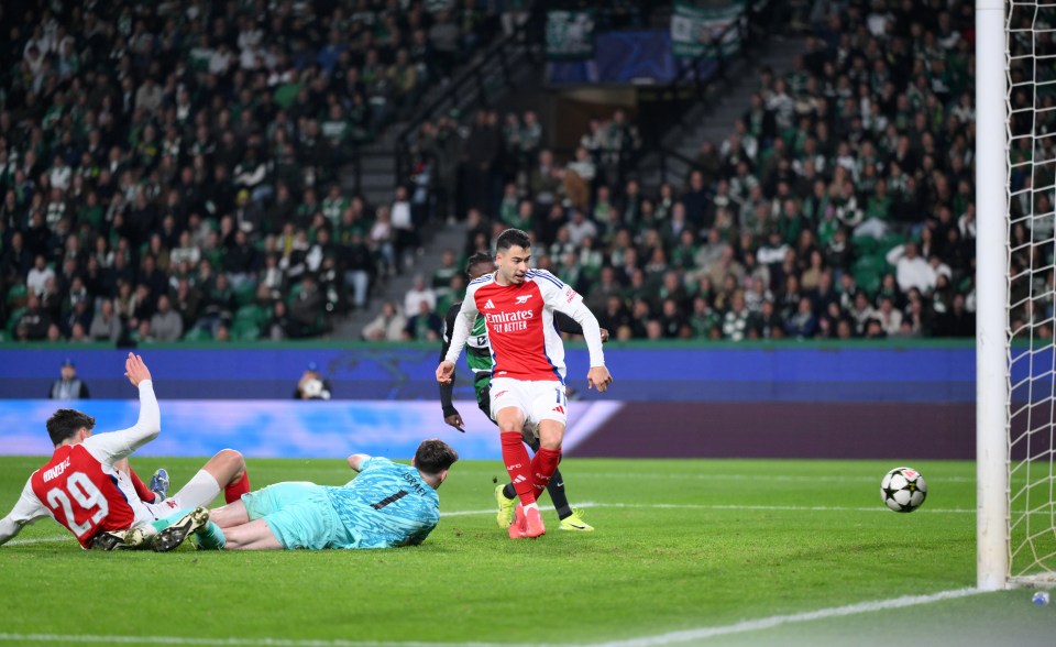 Gabriel Martinelli opened the scoring but then faded