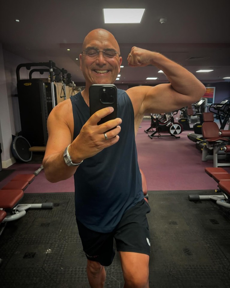 Gregg has posted fitness pictures on his Instagram account