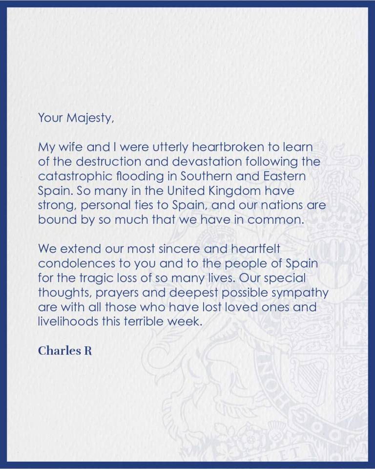 a letter from charles r is addressed to his majesty