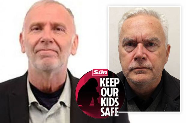 a picture of a man next to a sign that says keep our kids safe